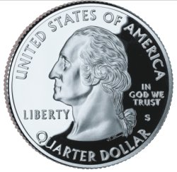 Монета США – квотер (25 центов)