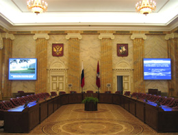 Зал заседаний Мэрии г. Москва