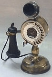 Настольный телефонный аппарат Строуджера с дисковым номеронабирателем, 1905 г
